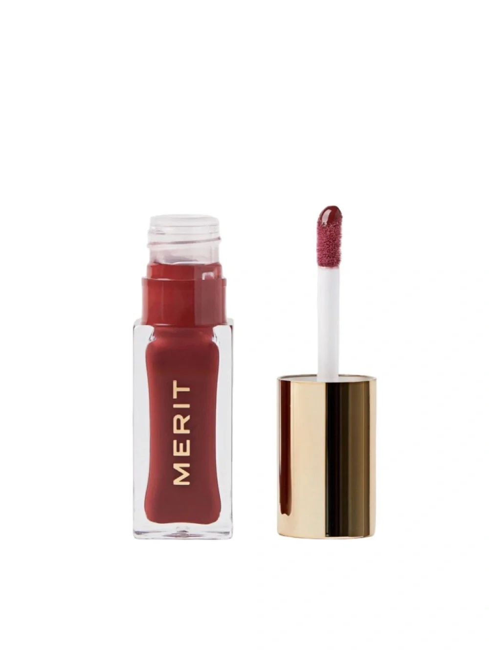 MERIT Shade Slick Tinted Lip Oil - Sangria